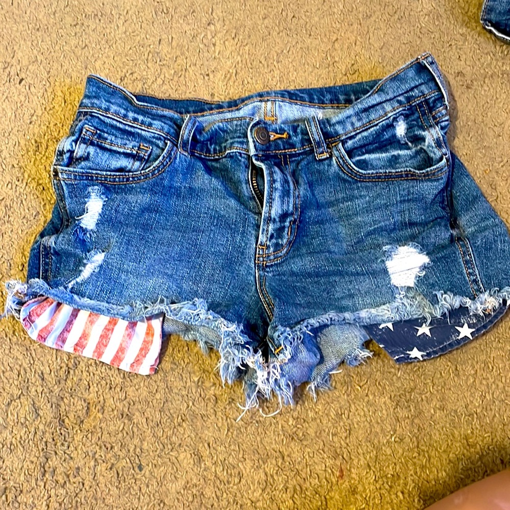 Boyfriend, Fourth of July jean shorts